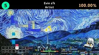 【PP】[ADOFAI Custom Play] Evin a&rsquo;k - Artist (Map by AutoParty)
