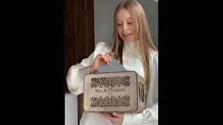 Wooden card box | Unique wedding decor | Personalized wedding decor