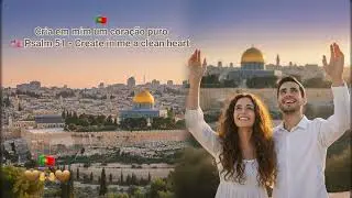 🇵🇹 Cria em mim um coração puro 🇺🇲 Ps 51 - Create in me a clean heart #prayer #Jesus #Yeshua #Psalm51