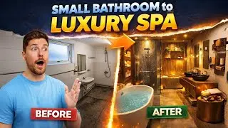I Turned My Small Bathroom Into a Luxury Spa (INSANE Transformation!)