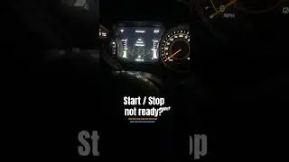 Jeep Gladiator Start / stop Not working