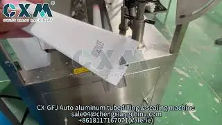 How Tube Filling & Sealing Works|Factory Demo #TubeFillingMachine #TubeSealingMachine #cxmachinery