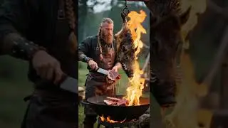Epic Viking Boar Roast and Feast 🐗🔥🍖⚔️⛰️