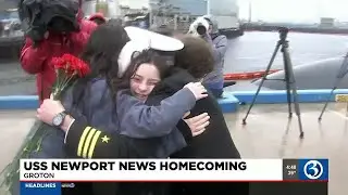 VIDEO: USS Newport News homecoming