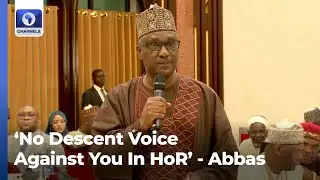 'No Voice Of Dissent Against You In HoR', Abbas Tells Tinubu