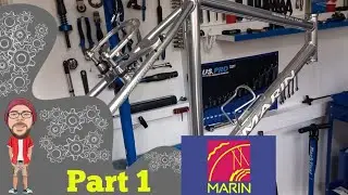 Part 1: Marin Indian Fire Trail | Frame strip and starting the restoration | 90s MTB