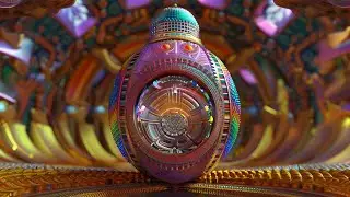 DMTPORTAL - dimensional echoes (4K Psychedelic Drone Visualizer)