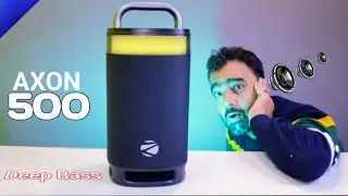 Zebronics Axon 500 &ndash; The Portable Speaker BEAST!🎶 100W Power + RGB Lights! Axon 500 Full Review
