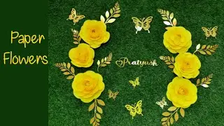 #paperflowers #flowers #craft # PAPER FLOWER TUTORIAL #silhouette cameo 4 plus flowers