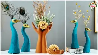 Best out of waste | Beautiful peacock Making |  Cardboard  | Arush diy craft ideas