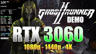 Ghostrunner 2 Demo | 1080p 1440p 4K | Epic + DLSS | RTX 3060 12GB, Ryzen 5 5600, NVMe Gen4, 32GB RAM