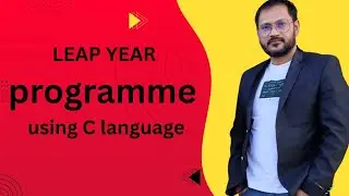 leap year programme in C language