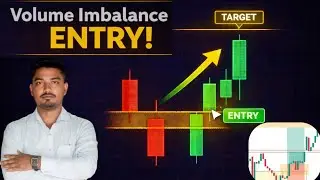 Volume Imbalance Entry Strategy | Perfect Entry & Target in Live Chart | ICT Trading Hindi #viral 