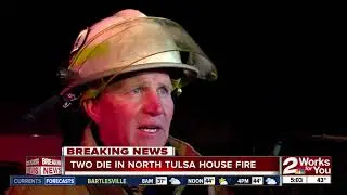 Two die in house fire in north Tulsa