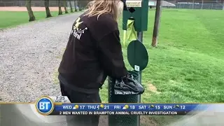Turning dog poop into power!