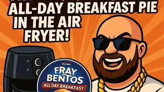  Fray Bentos All Day Breakfast Pie in the air fryer! 🥧🔥 #FoodieLife #BritishFood #FoodReview 