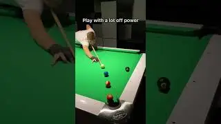 Pool lesson: this is the best way to play a 3 ball combination shot ✅ #billiards #8ballpool #lesson