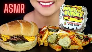 Asmr MRBEAST BURGER and BEAST STYLE FRIES Eating Sound MUKBANG