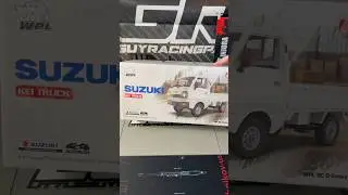 WPL D14 Suzuki Kei Truck #wpl #rctruck #scalerc #suzuki #keitruck #unboxing #testrun