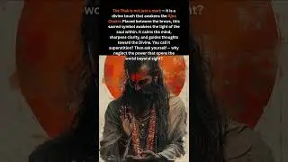 The Power of the Tilak &mdash; Awakening the Inner Eye #sanatandharma #rituals #viral