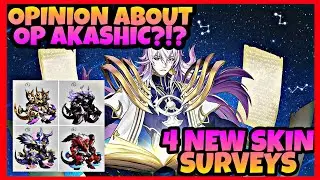 HOW GOOD WILL AKASHIC BE? + 4 NEW SKIN SURVEYS | Mobile Legends Adventure
