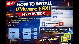 How to Download ESXi & vCenter ISO from Broadcom and Install ESXi on VMware Workstation