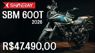 SHINERAY SBM 600T - 2026 - A MOTO MAIS CARA DA SHINERAY - VALE A PENA?