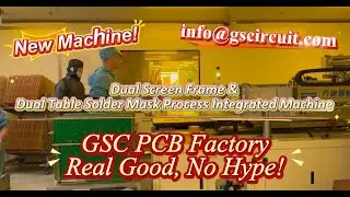 Dual Screen Frame & Dual Table Solder Mask Process Integrated Machine