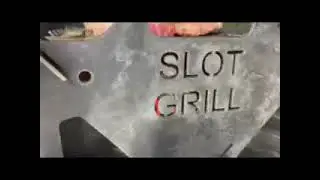 Personalized Slot Grill - Collapsible BBQ grill, getting ready to cook some supper!! SlotGrill.com