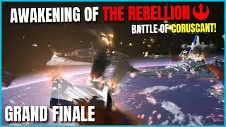 THE BATTLE OF CORUSCANT! Grand Finale with 100+ Capital Ships | Star Wars AoTR S2 Ep102