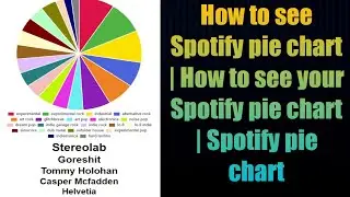 How to see  Spotify pie chart | How to see your Spotify pie chart | check Spotify pie chart