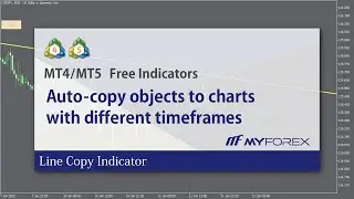 【MT4/MT5】Line Copy Indicator【Free Download from Myforex】