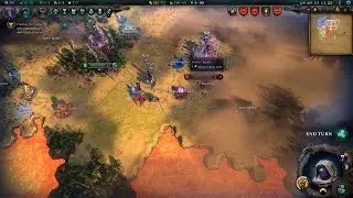 Age of Wonders 4 (Crimson Caldera, Normal difficulty, Custom faction) Turn 60 to 80
