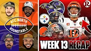 🔥 AFC North Week 13 RECAP | Bengals ROLL Ravens, Steelers & Browns GET WAXED