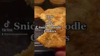 How to make Snickerdoodle Cookies! Full recipe In Description.