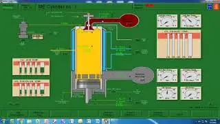 STARTING MAIN ENGINE FROM PREPARATION   KONSBERG SIMULATOR