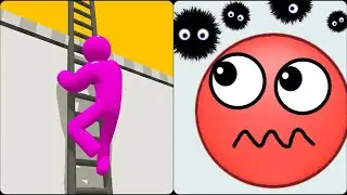 New Gameplay Hide Ball 3D Vs Ladder Master 3D❤❤🧡🧡Max Update Gameplay Ep 01