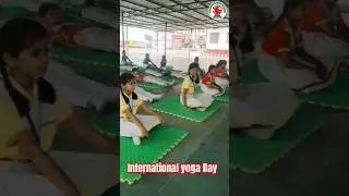 International yoga day celebration School Students || #Yoga #ytshort #YIFC #halasana #reelsviral
