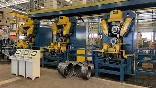 Wheel rim roll forming,wheel rim roll former,tubeless wheel rim making,wheel rim manufacturing