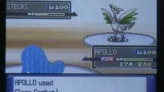 Wi-Fi Battle #7 Chomps vs Naheem78 - Steel Gym Leader *Silver League Challenge*