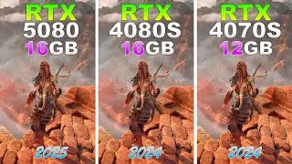 RTX 5080 vs RTX 4080 Super vs RTX 4070 Super - Test in 10 Games