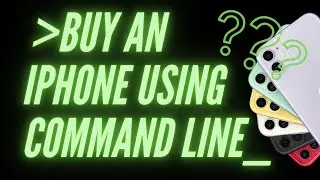 Buy an iPhone using CLI ?