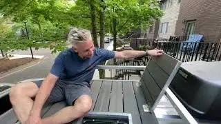 Camper van roof deck