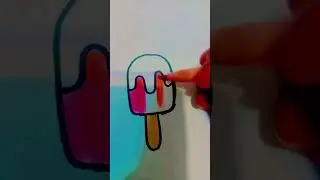 Color a popsicle with me!#fyp#popsicle