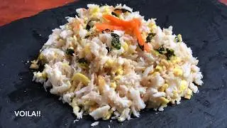 Quick & Easy Stir Fry Crab meat with Egg