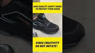 Safety shoe quality testingD269 #steeltoeshoes #supersafetyshoes