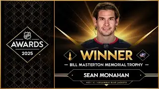 Meredith Gaudreau Surprises Sean Monahan with Masterton Trophy