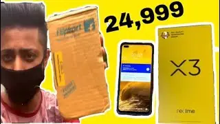 Realme X3 unboxing Flipkart first look sale unit | SD 855+ | 120Hz Display | Surajit Mahato vlogss