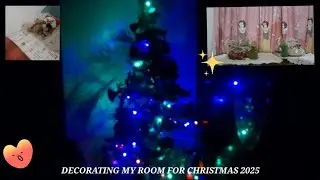 Vlogmas Day 9 | decorating my room for Christmas 2025! 🎄