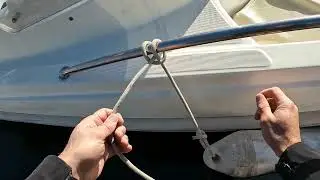 N&oelig;ud de cabestan pour pare battage